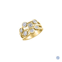 10kt Yellow Gold Diamond Envy Lady's Bezel Set 1.00ct Diamond Ring