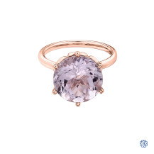 10kt Rose Gold Amethyst Ring