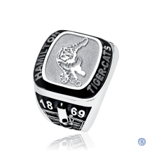 Hamilton Tiger-Cats Men's Large Sterling Silver Ring