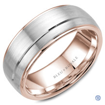 Bleu Royale Gold Wedding Band
