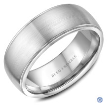 Bleu Royale Gold Wedding Band