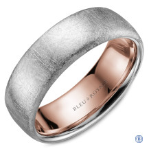 Bleu Royale Gold Wedding Band