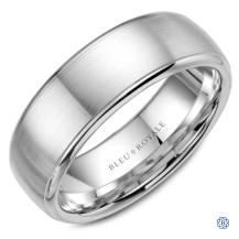 Bleu Royale Gold Wedding Band