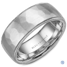 Bleu Royale Gold Wedding Band