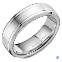 Bleu Royale Gold Wedding Band