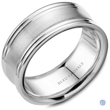 Bleu Royale Gold Wedding Band