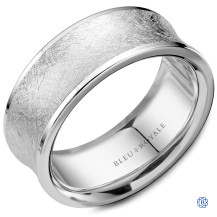 Bleu Royale Gold Wedding Band