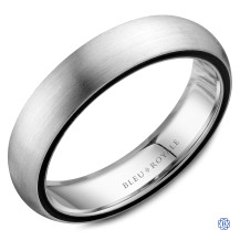 Bleu Royale Gold Wedding Band
