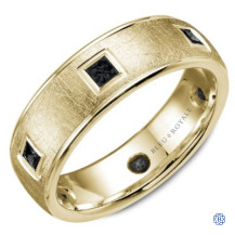 Bleu Royale Gold Wedding Band