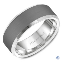 Bleu Royale 14kt Gold and Tantalum Wedding Band
