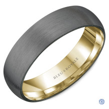 Bleu Royale 14kt Gold and Tantalum Wedding Band