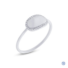 14kt White Gold ID Diamond Ring