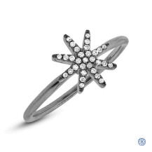 14kt Black Rhodium Lady's Diamond Ring