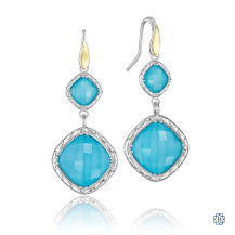 Tacori 18K925 Barbados Blue Drop Earrings