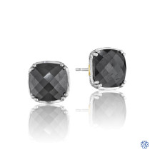 Tacori 18K925 Caissa Crescent Cushion Cut Studs