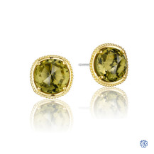 18kt Gold Tacori Midnight Sun Stud Earrings