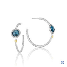 Tacori 18K925 Island Rains Hoop Earrings