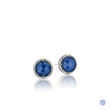 Tacori 18K925 Blue Quartz Earrings