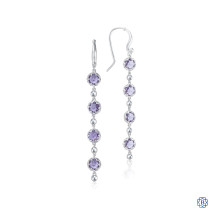 Tacori 18K925 Sonoma Skies Rain Drop Earrings Featuring Purple Amethyst