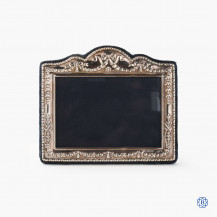 Sterling Silver and Velvet Picture Frame
