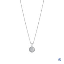 Tacori 18k925 Sonoma Mist Pavé Diamond Pendant with Chain