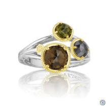 Tacori 18K925 Budding Brilliant Ring with Mixed Gemstones