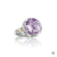 Tacori 18K925 Crescent Gem Ring featuring Amethyst