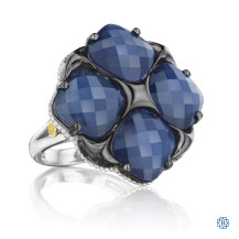 TACORI CITY LIGHTS BOLD LOTUS FOUR GEM TILT RING