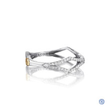 Tacori 18K925 Pavé Peak 0.13ct Diamond Ring