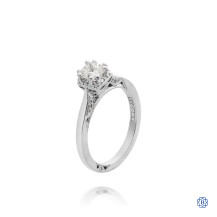 Tacori Dantela 18kt White Gold 0.71ct Princess Cut Diamond