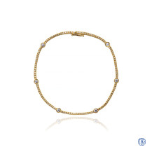Gabriel & Co. 14kt Yellow Gold Diamond Bracelet