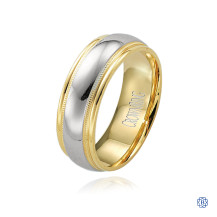 CrownRing Gold Men's Wedding Band