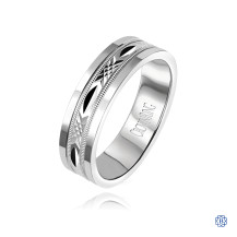 CrownRing Gold Men's Wedding Band