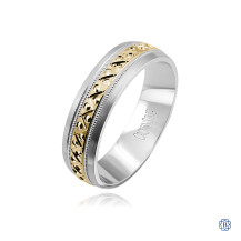CrownRing Gold Men's Wedding Band