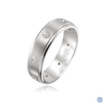 CrownRing Gold with Diamond Men's Wedding Band