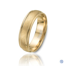 CrownRing Gold Men's Wedding Band