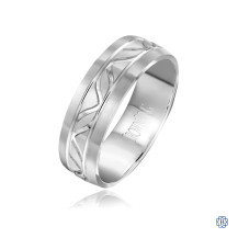 CrownRing Gold Men's Wedding Band