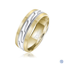 CrownRing Gold Men's Wedding Band