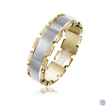 CrownRing Gold Men's Wedding Band