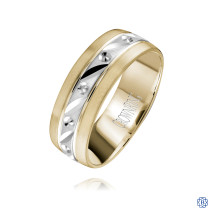 CrownRing Gold Men's Wedding Band