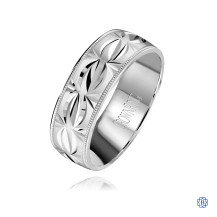CrownRing Gold Men's Wedding Band