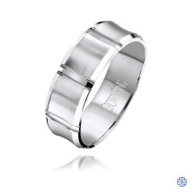 CrownRing Gold Men's Wedding Band