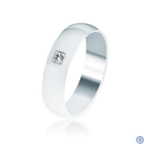 CrownRing Gold with Diamond Men's Wedding Band