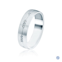 CrownRing Gold with Diamond Men's Wedding Band