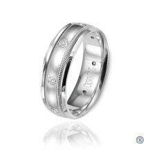 CrownRing Gold with Diamond Men's Wedding Band