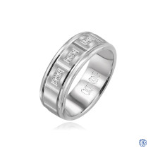 CrownRing Gold with Diamond Men's Wedding Band