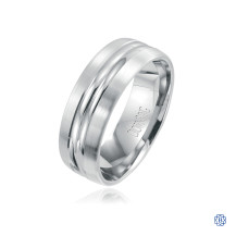 CrownRing Gold Men's Wedding Band