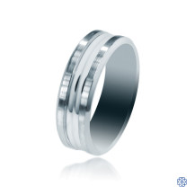CrownRing Gold Men's Wedding Band