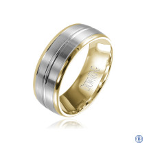 CrownRing Gold Men's Wedding Band