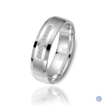 CrownRing Gold with Diamond Men's Wedding Band